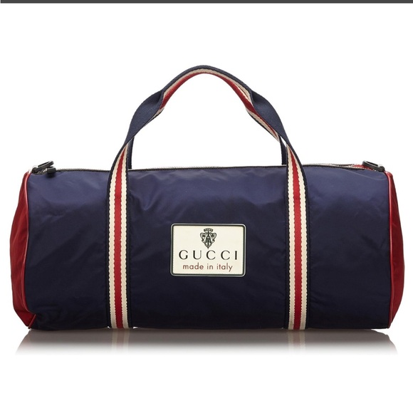 Gucci Blue Nylon Duffel Bag Multiple colors - Picture 2 of 11